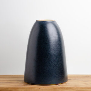 Vase glockenförmig anthrazit