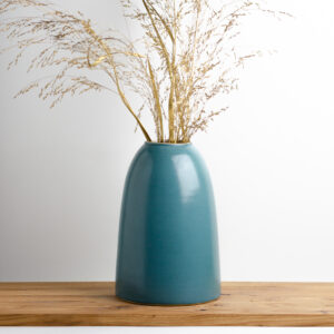 Vase glockenförmig hellblau